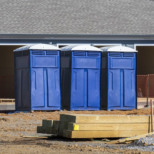 is there a specific order in which to place multiple portable toilets in Grayson Valley Alabama